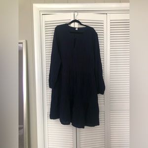 Old Navy navy flowy dress